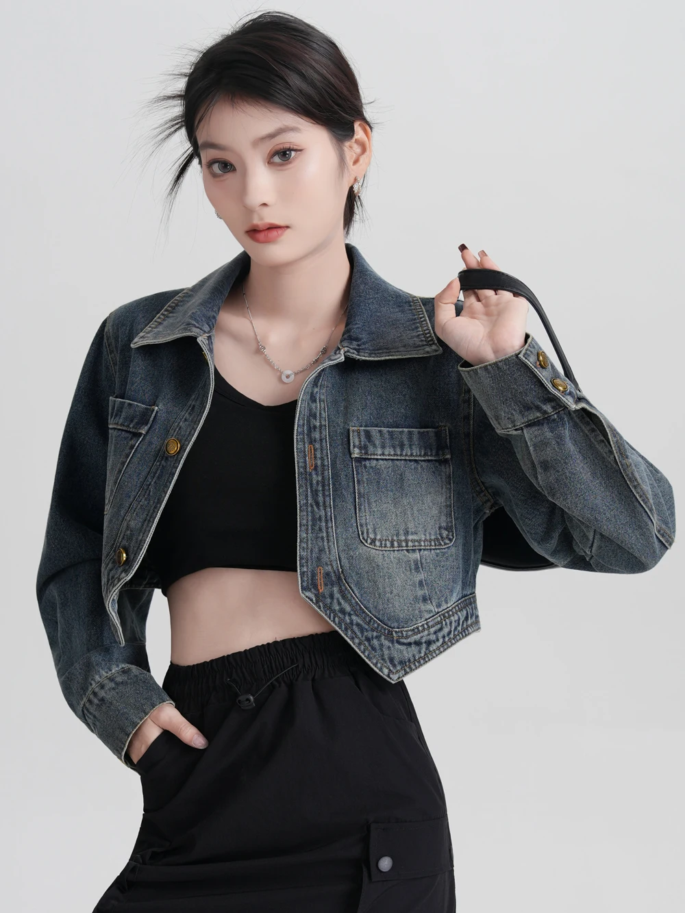 retro-ort-denim-jaet-women's-jaet-top-versatile-casual-slimming-autumn-new-sle-cotton-blend-fabric-long-sve