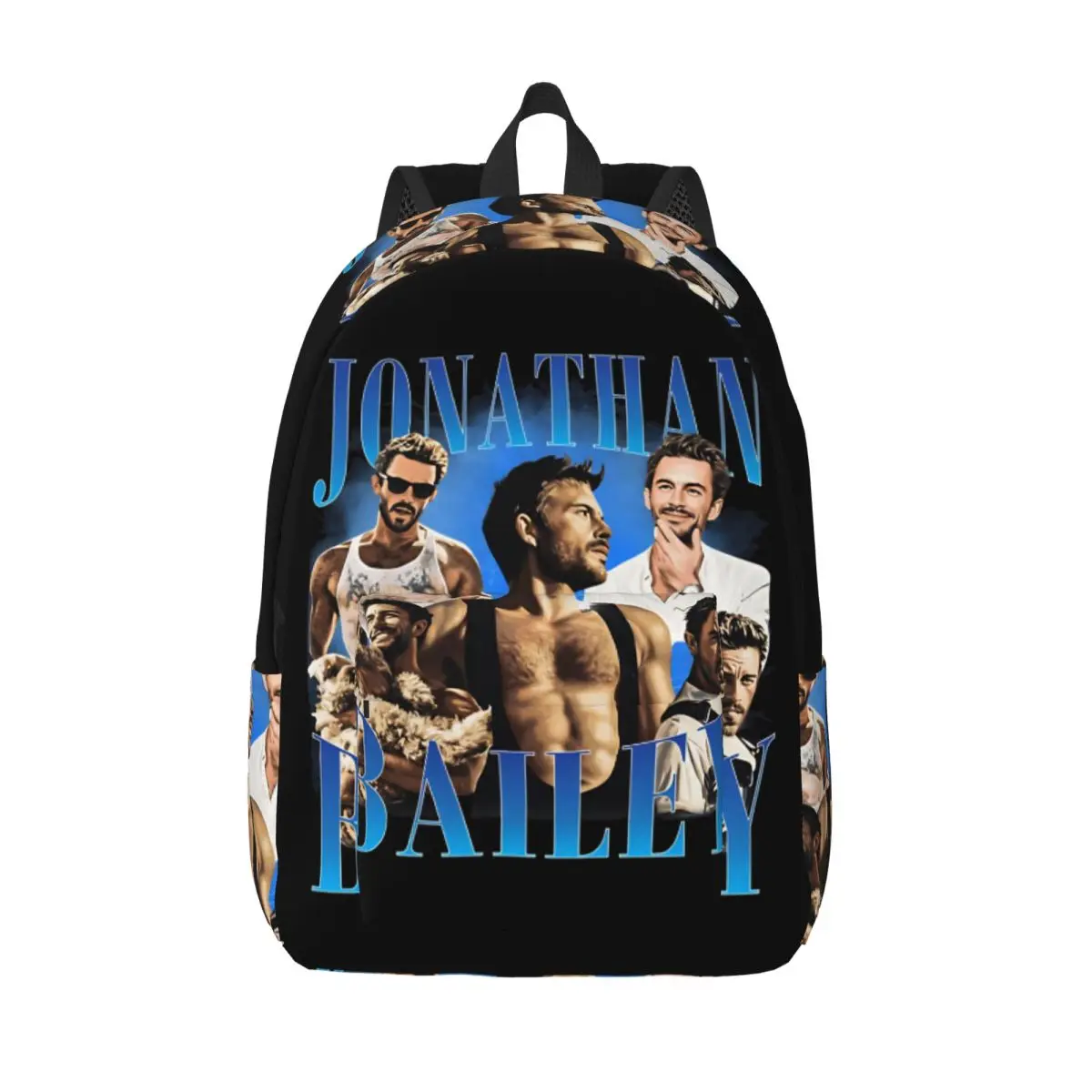Jonathan Bailey Sexiest Man Backpack Elementary High College School Student Bookbag Teens Daypack Hiking