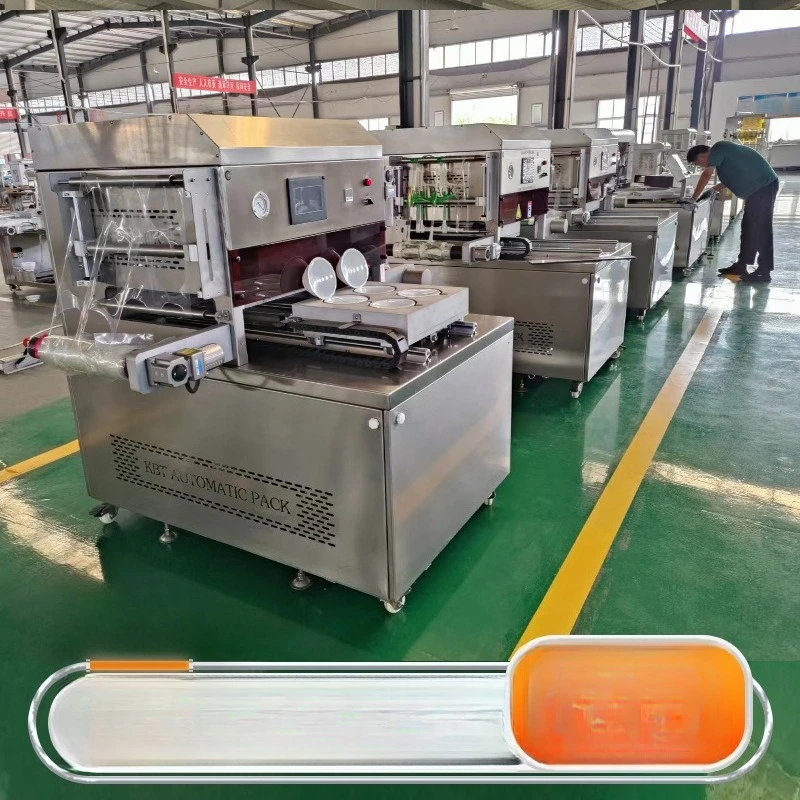 Seafood fruit and vegetable nitrogen packaging equipment box vacuum inflatable sealing machine