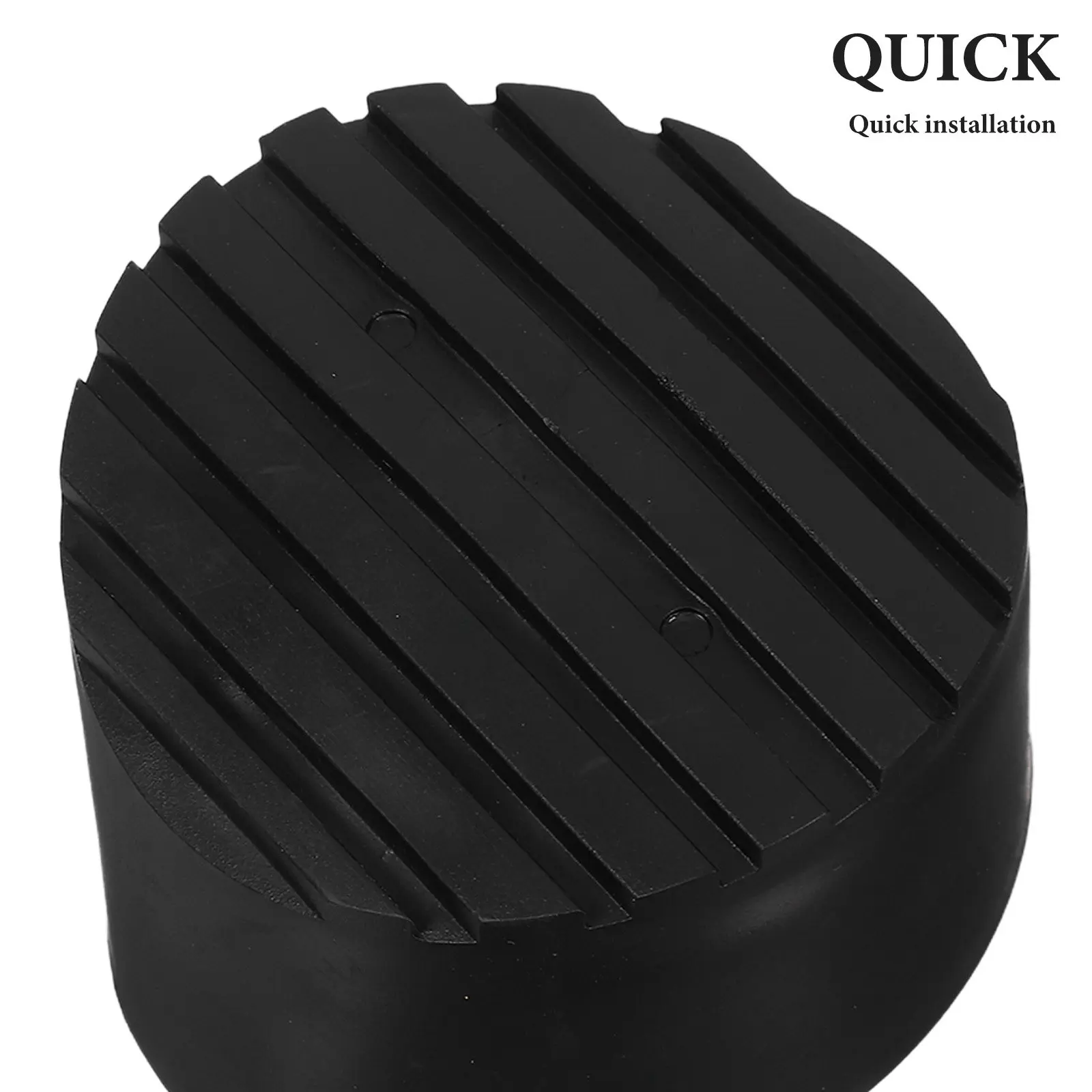 2Pcs Ladder Rubber Feet Protective Caps Anti Slip Wear Resistant Replacement Ladder Foot Covers for Extension Folding Step