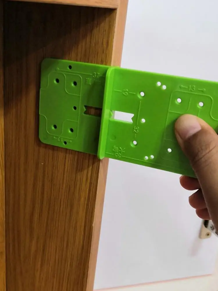 hinge drilling fixture Drilling guide template Cabinet door hinge hole locator Precision Concealed Template Concealed Hinge Jig