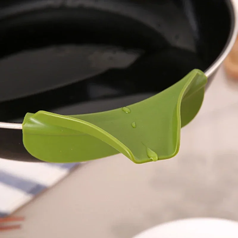 1 Stück Trichter, auslaufsicherer Silikon-Slip-on-Trichter für Suppe, Ausgießer, Töpfe, Pfannen, Schüsseln und Gläser, Küchenhelfer-Werkzeug – Detail 8