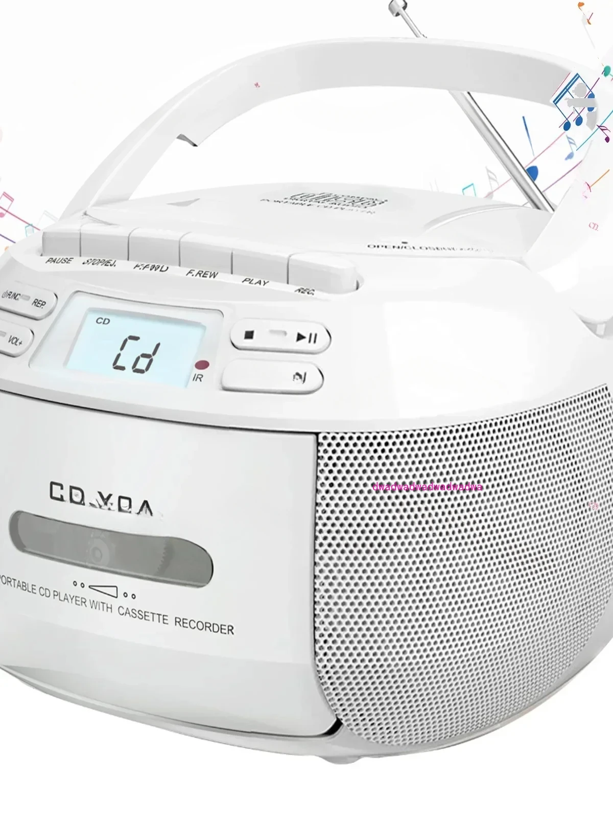 

Портативный Bluetooth CD MP3-плеер FM-радио магнитофон кассета может U диск обучение английским диском