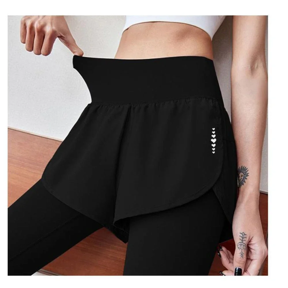 Women Yoga Pants Yoga Clothes Gym Sportswear Workout Running Yoga Leggings Elastic Quick-drying High Waisted Sports Tights Dress