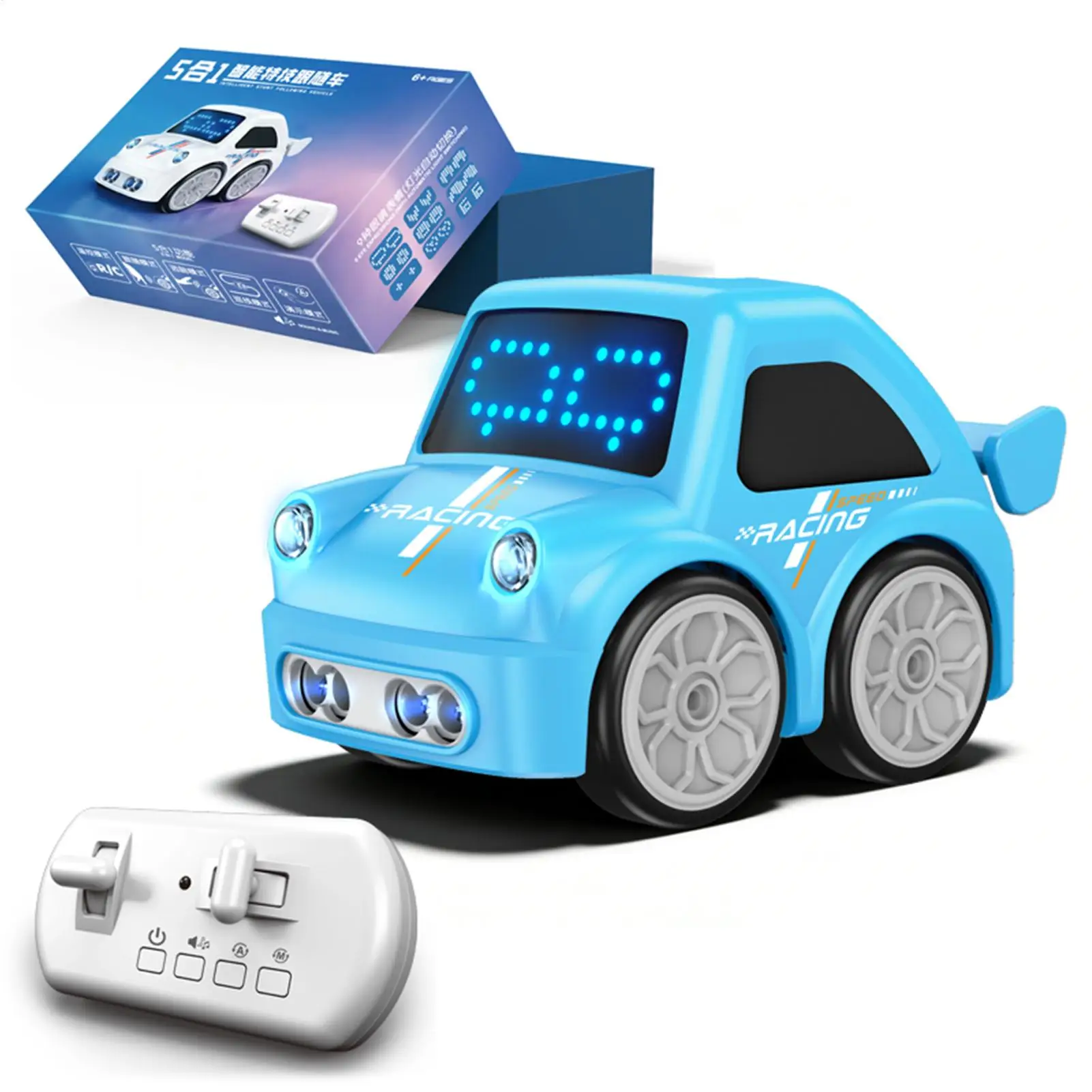 

RC Car Small Truck Toy Smart Follow And Escape Mode Remote Controlled Car For Boys Girls Teens Birthday Preschool Kindergarten