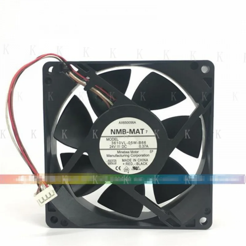 C    1pc  for  NMB-MAT 3610VL-05W-B66 24V 0.37A 9025 9CM/cm 4-wire inverter fan