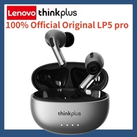 100% Lenovo Official Genuine Thinkplus LP5 PRO TWS Wireless Earphones Bluetooth 5.4 HiFi Stereo Sound Noise Reduction Headset
