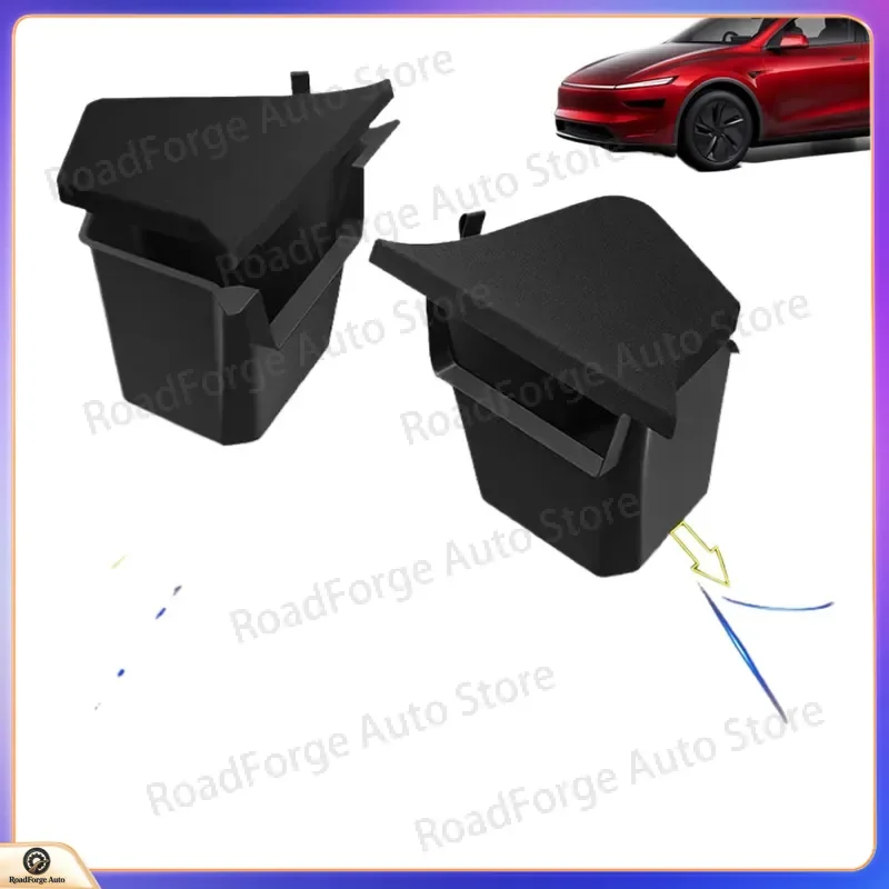 Trunk Organizer for Tesla Model Y Juniper Launch Refresh 2025 Rear Trunk Storage Bins Side Box Organiser TPE Accessories