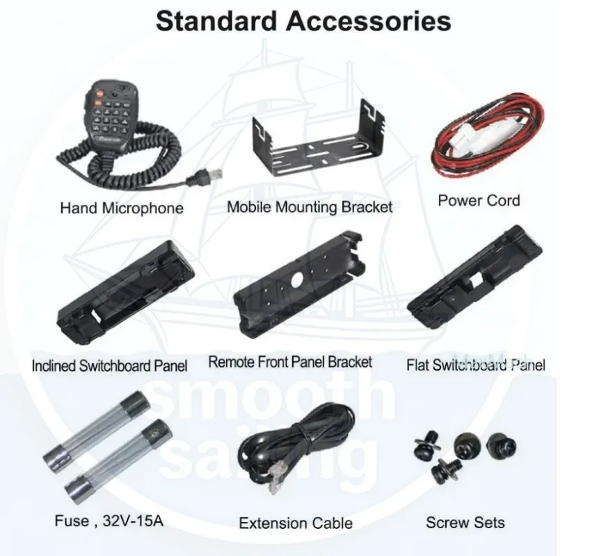 Car Mobile Radio KG-UV980P 50W Quad Band Mobile Radio VHF & UHF Air Band Receiving Cross Band Repeater Car Walkie Talkie