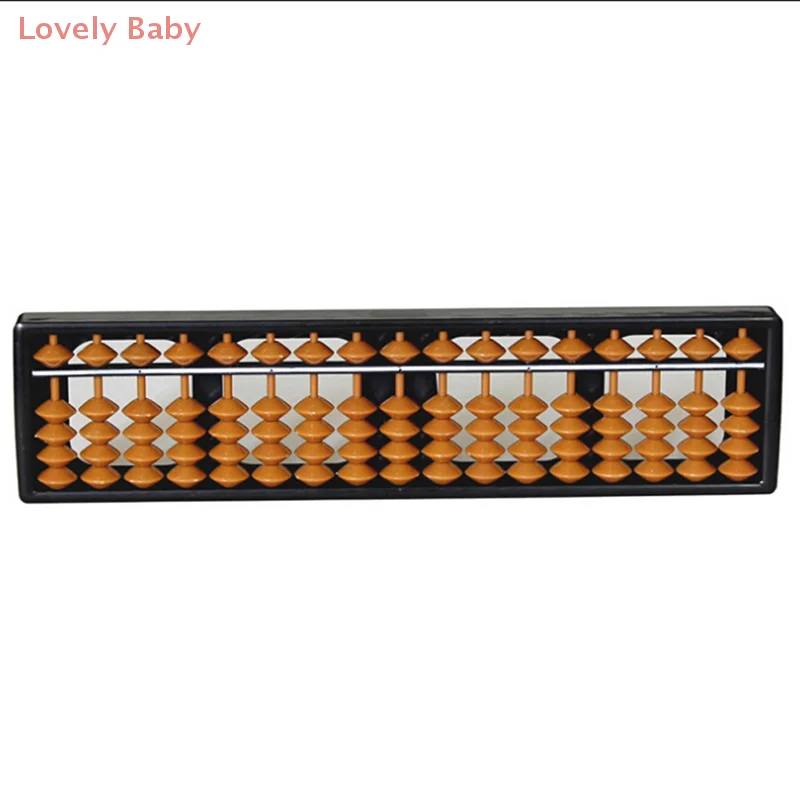 【BBS-7】1Pc Kids 17 Digits Rods Standard Abacus Maths Calculating Tool Educational Toy