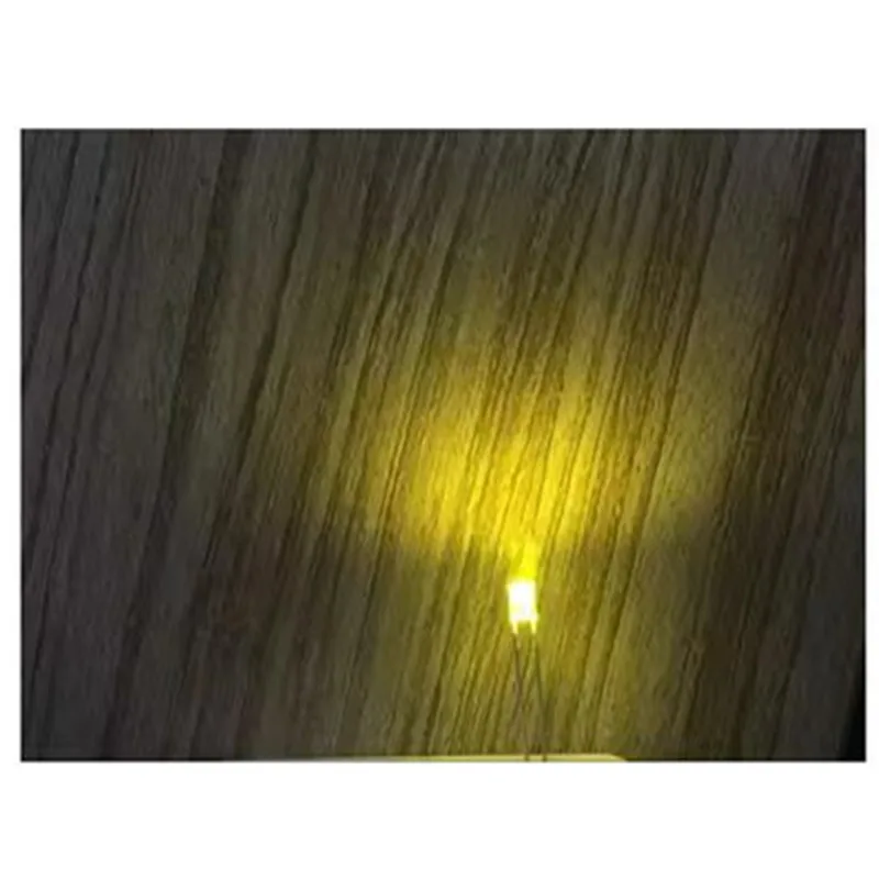 Diodes électroluminescentes LED, lampe jaune citron 2x3x4, or 3 v234, astigmatisme carré, 20 pièces