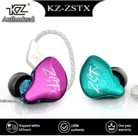 KZ ZSTX 1BA 1DD Hybrid Driver in-ear Earphone Noise Cancelling Headset Hifi Music Earbuds Replaceable Cable KZ ZST X ZSX ZSNPRO
