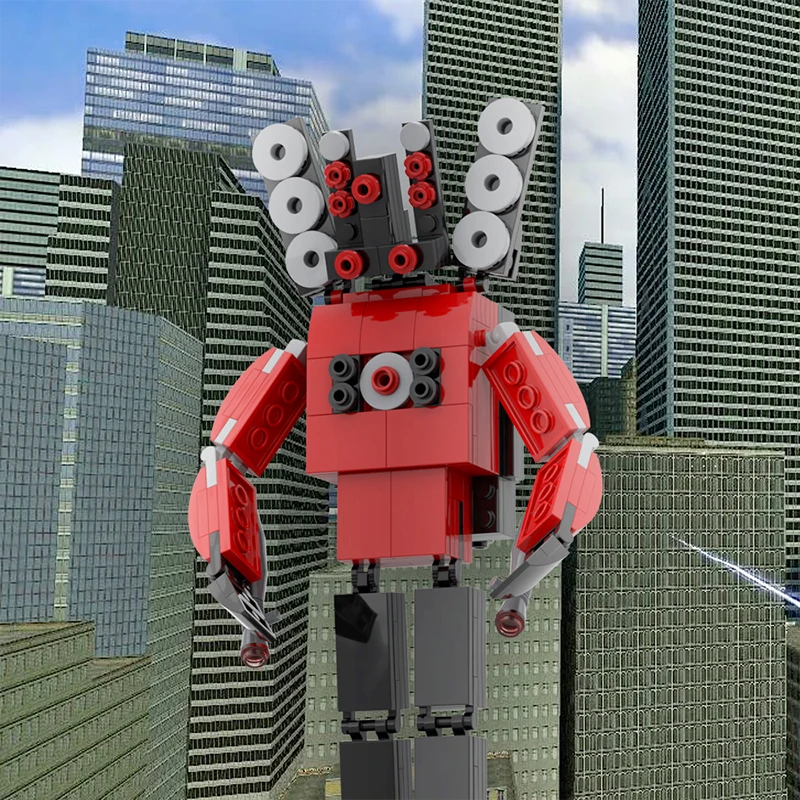 Skibidi Toilet Man Monitor Man Titan Speaker Man Titan Camera Man Titan Monitor Titan Block Toys Gifts for Boys and Girls