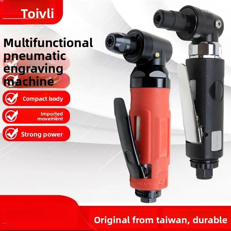 

Zhiliwei Taiwan Pneumatic Elbow Grinding Machine 90 ° Wind Mill Small Industrial Model Strong Power Engraving Tool