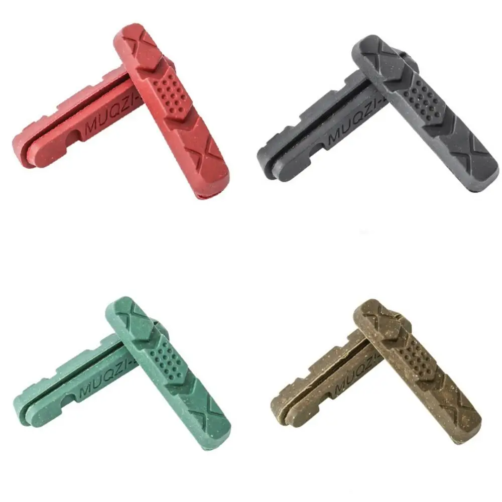 

1 Pair Rubber Bicycle V-brake Pads Replaceable Caliper Brake Pads Bicycle Brake Pads Lightweight Carbon Part Bike Brake Blocks