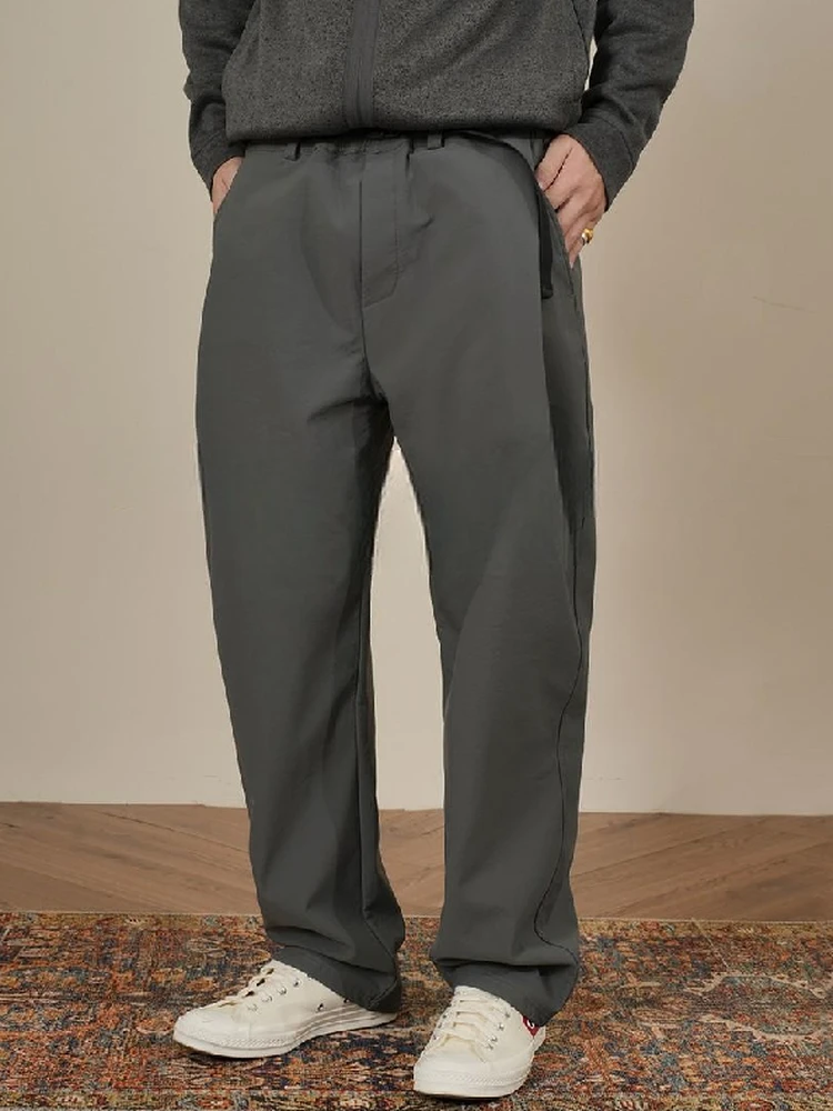 

Мужские повседневные брюки прямого кроя с вставками, водонепроницаемые, для активного отдыха, весенняя новинка, длинные брюки