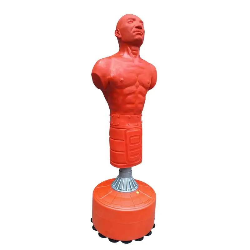 with Sand Filling for Martial Arts Humanoid Target Custom Logo PU Leather Boxing Punching Bag Silicon Dummy