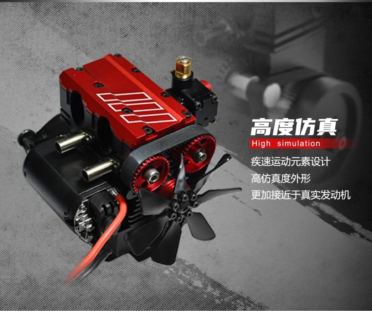 Good DIY Assembles L2 Inline Twin-cylinder Methanol Fuel Engine Model Machinery