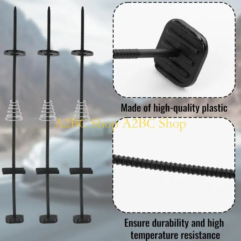 A2BC Radiator Fan Mount Zip Ties Clips Universal Car Fan Mounting Auto Electric Transmission Coolers Mounting Tie Strap