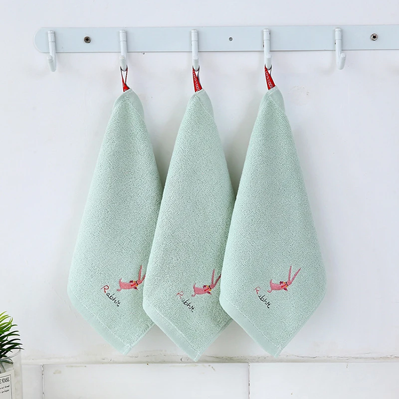 Hanging Baby Washcloths Ultra Absorbent Soft  Baby Face Towel For Boys Girls 25*25 CM Bathroom/Kitchen Suppiles