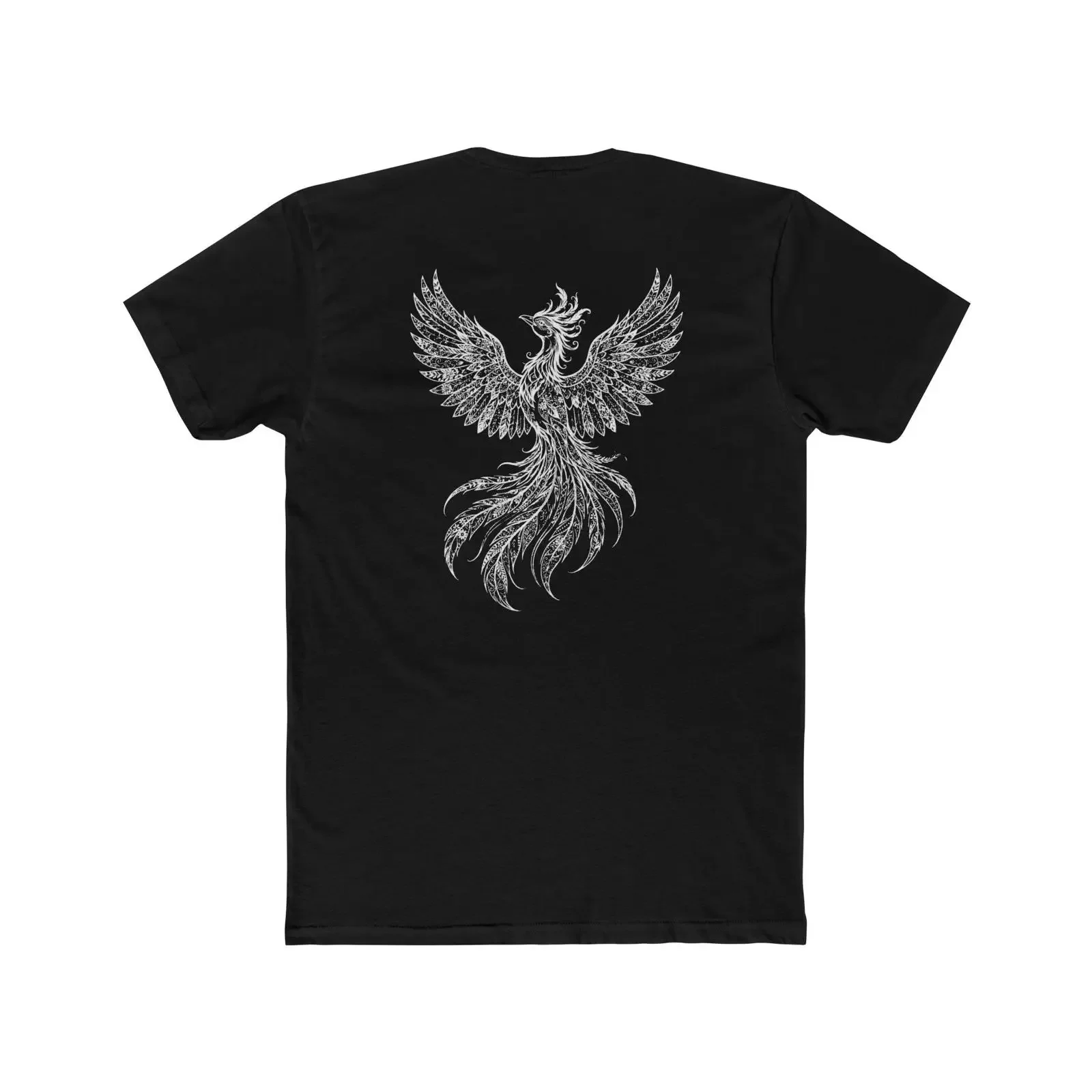 Mandala Phoenix T Shirt Ornate Firebird Celestial Gothic Alt Clothing vintage Washed Slightly graphic Soft Comfortable