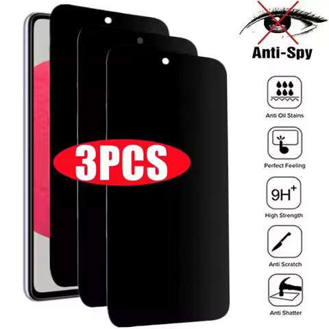 1-3Pcs Privacy Screen Protector For Samsung S25 Ultra S24 S23 S21 S20 Ultra S23 S21 FE Plus A55 A35 A25 S10 Lite Anti-Spy Glass