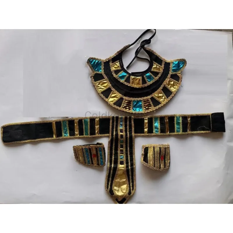 

Египетские аксессуары для костюма Клеопатры: змеиный головной убор, пояс, ошейник, браслеты для женщин на Хэллоуин