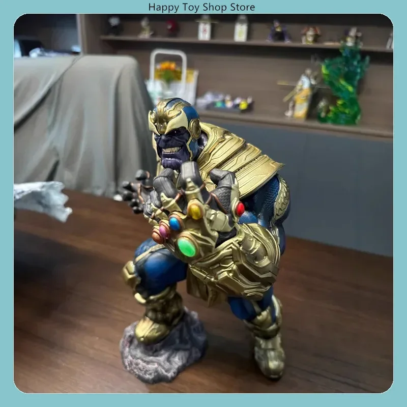 

Marvel Avengers Thanos Infinity Gauntlet 36cm PVC Action Figure Statue Desktop Decoration Gift Collection
