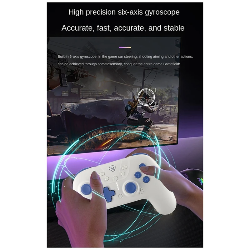 

A22R-Switch Pro Bluetooth Gamepad Ns Oled Handle With Burst Vibration Lite Gamepad