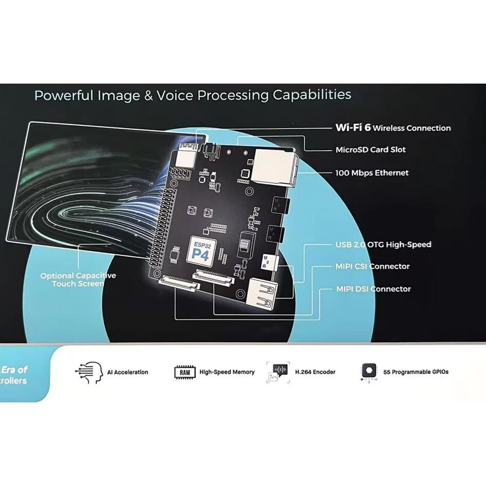 ESP32P4 ESP32-P4-Function-EV-Board Development Board for Smart Home Internet of Things with 7 inch LCD Screen Display 1024*600