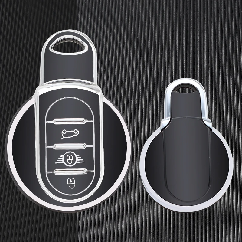 For BMW Mini Cooper F55 F56 F57 F54 F60 JCW Clubman Countryman Soft TPU Car Remote Key Case Cover Shell Fob Accessories - view 2
