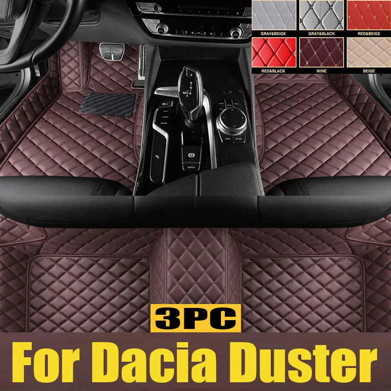 

Russia Car Floor Mats For Dacia Duster Renault Duster HM 2021~2022 Waterproof Ptotective Pads Car Mats Car trunk mat