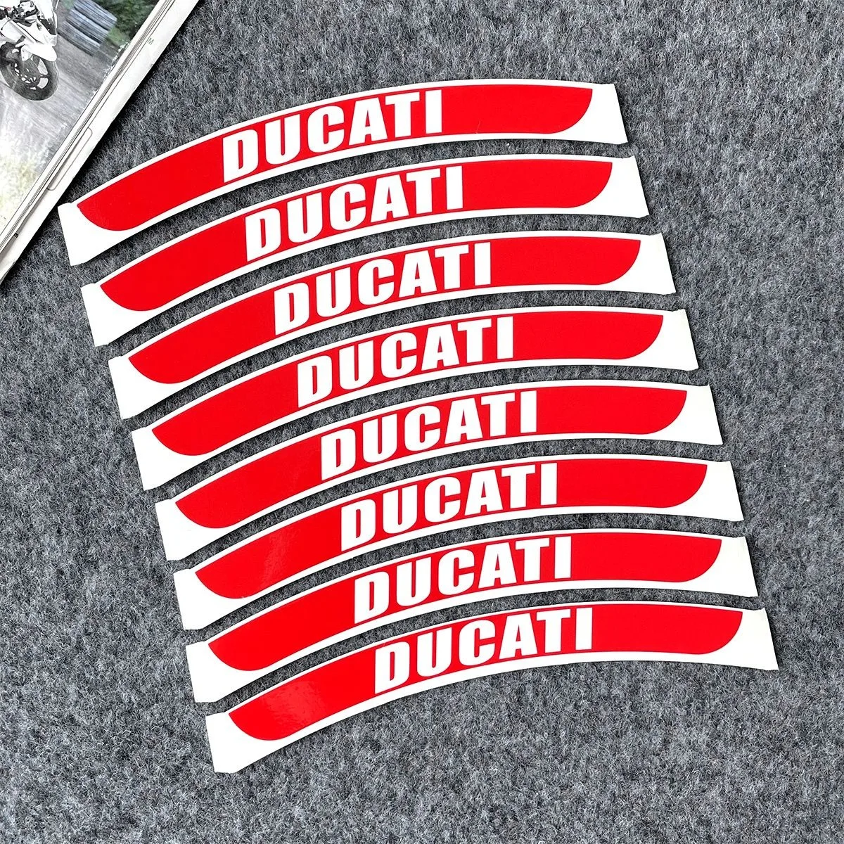 4/8pc Ducati Monster Motorcycle Stickers Wheel Rim Decals New M4s Set Laminated for Ducati Monster 600 620ie 696 796 797 821 937