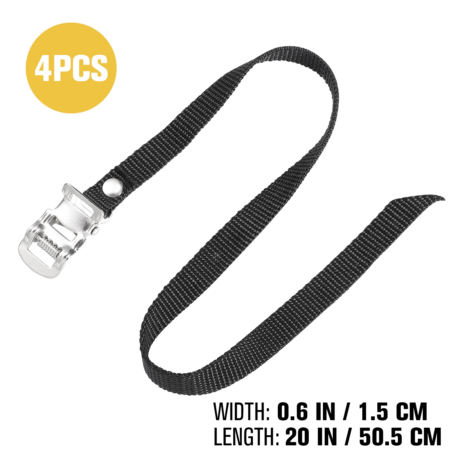 Bike Strap Foot Pedal Straps Replacement Exercise Bikes Aluminum Alloy Supplies Stationary Fitness