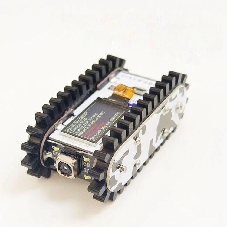 Mini Reconnaissance Robot, Remote-controlled Video Car, Pipeline Robot, ESP32S3 Development Board, Image Transmission Module