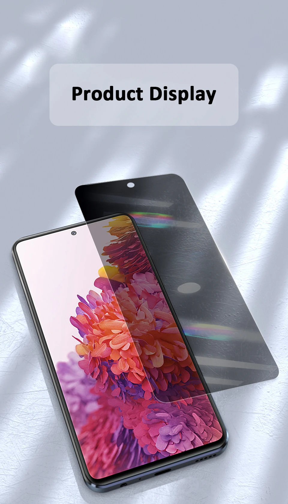 2–4 Stück Privatsphäre Anti-Spionage-Hartglas für Motorola Moto G75 G73 G55 G54 G53 G52 G50 G42 G32 G22 G15 G14 G13 Displayschutzfolie – Detail 9