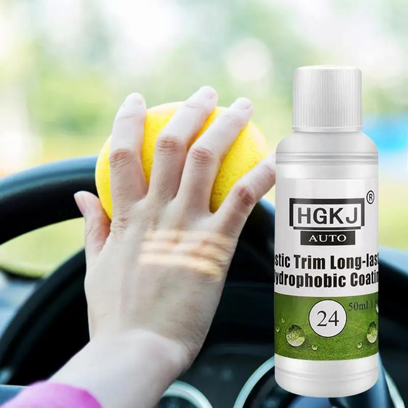 

20ml/50ml Car Plastic Restore Coating Agent Auto Plastic Rubber Exterior Repair Clean Refresh Restoration Agent Shine Seal