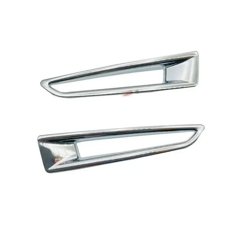 For Toyota Roomy Tank Modified Rear Bumper Fog Light Frame ABS Chrome Plated Fog Lamp Bezel Trim Strip Car Accessories