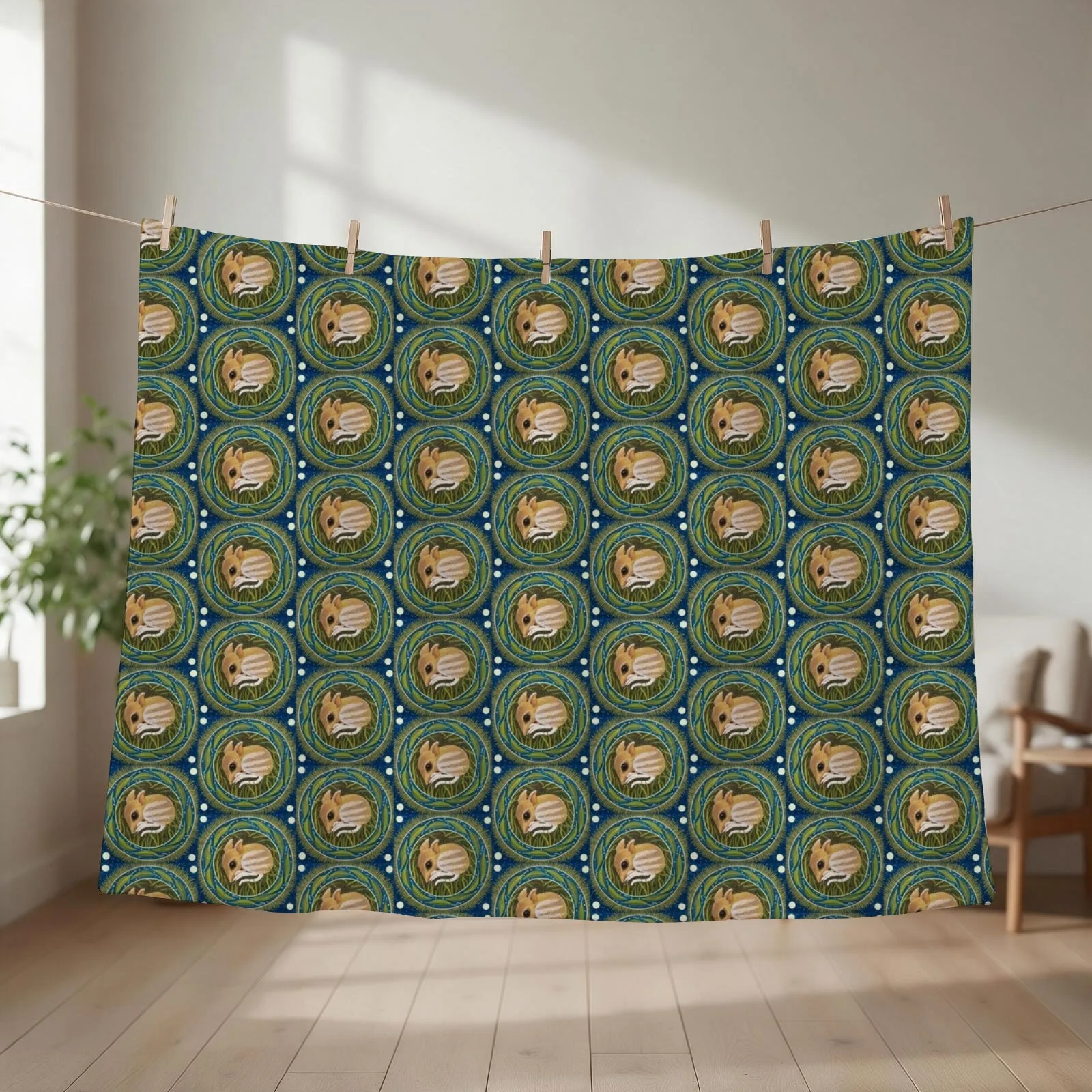 Baby Bandicoot Throw Blanket Summer Beddings Decorative Beds Bed covers Soft Blankets