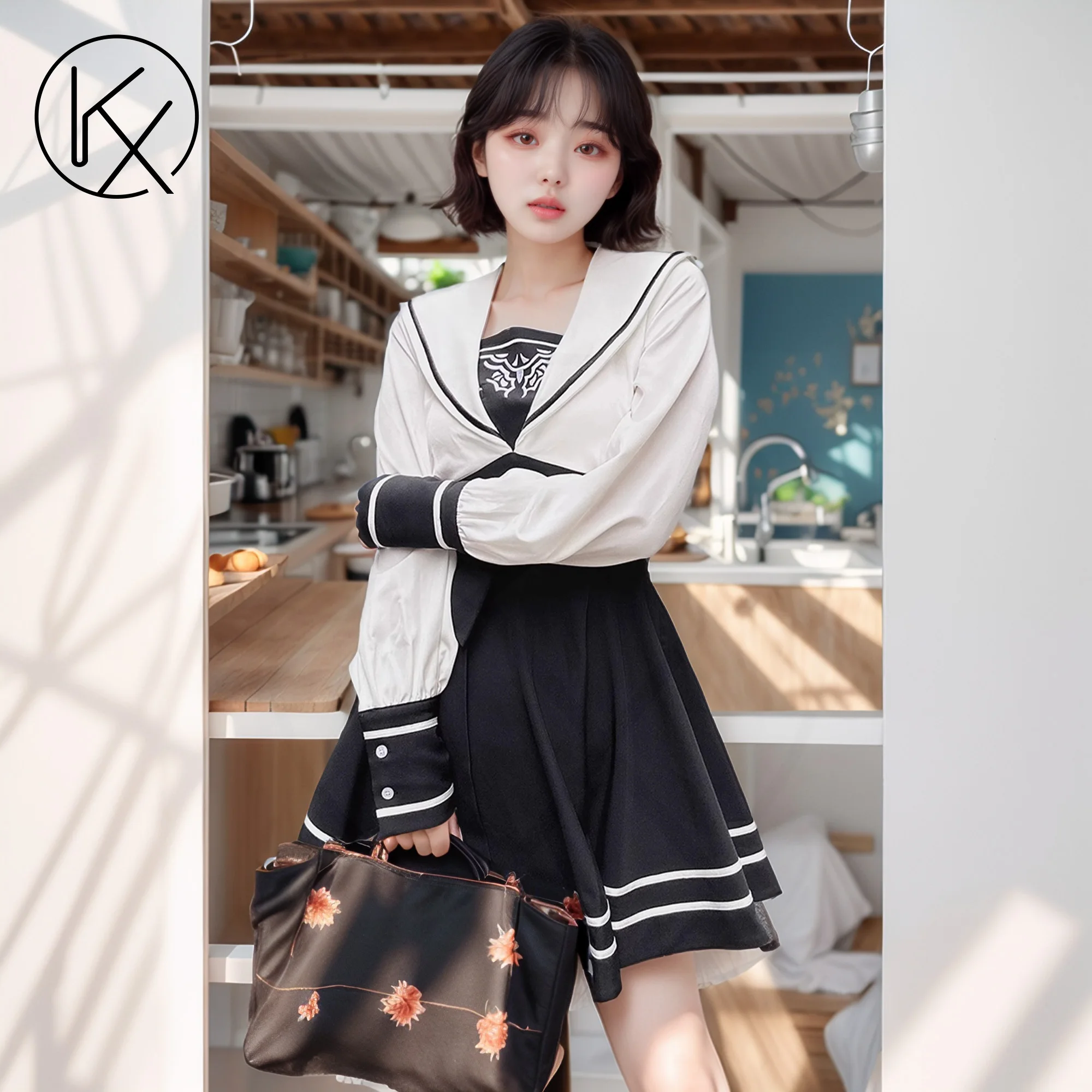 

kaixiggmm Role playing Mechanical Era Clothing Sailor Set Sexy Set Game Set Female Role playing Girl Party Fancy Dress
