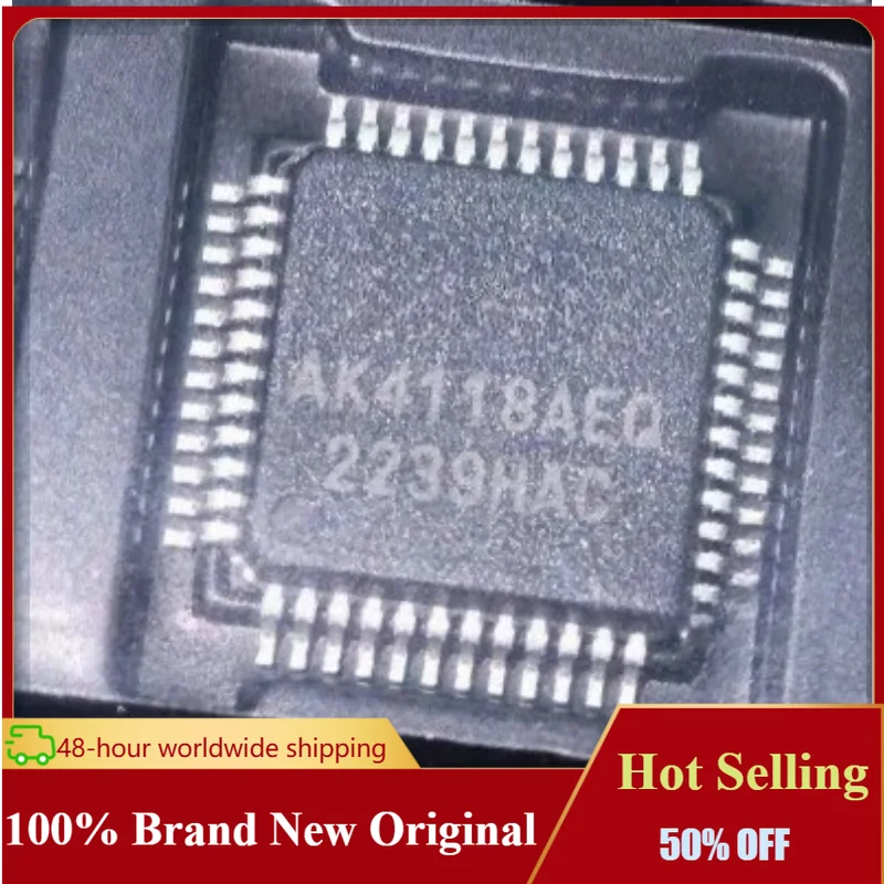 5PCS 100% New Original AK4118AEQ AK4118AEQ-L QFP-48 Chip IC In Stock Hot Selling