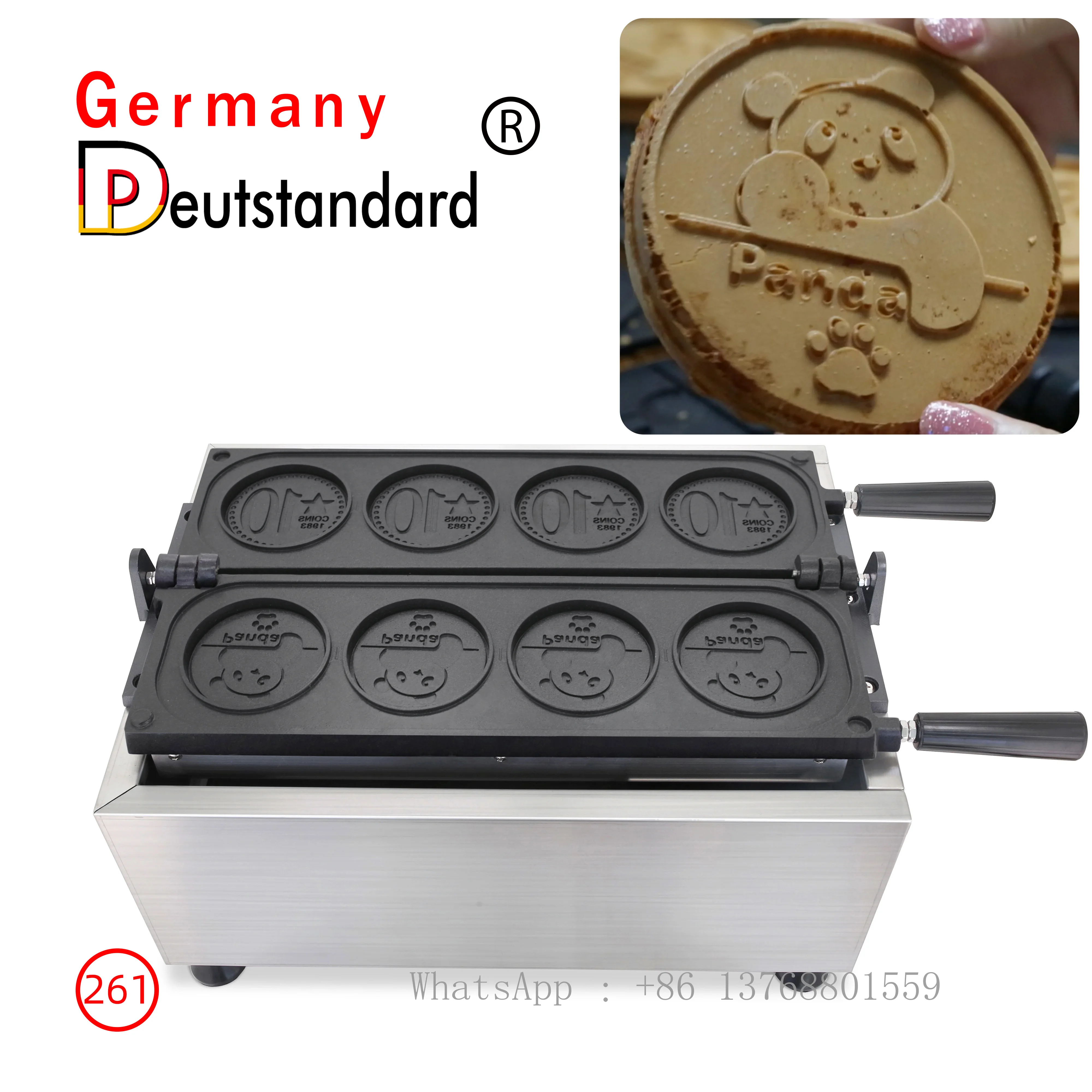 New Product Coin Waffle Maker Machine For Other Snack Machines images - 6