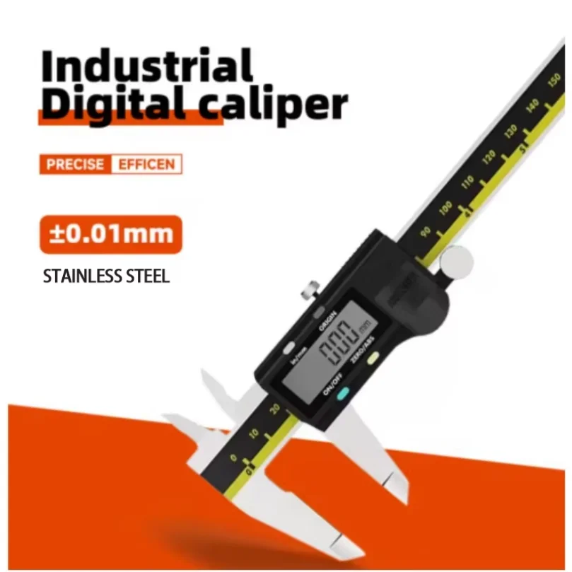 Metal Caliper Digital Pachometer Professional Vernier Caliber Measuring Tools Woodworking Thickness Gauge Depth Electronic Ruler