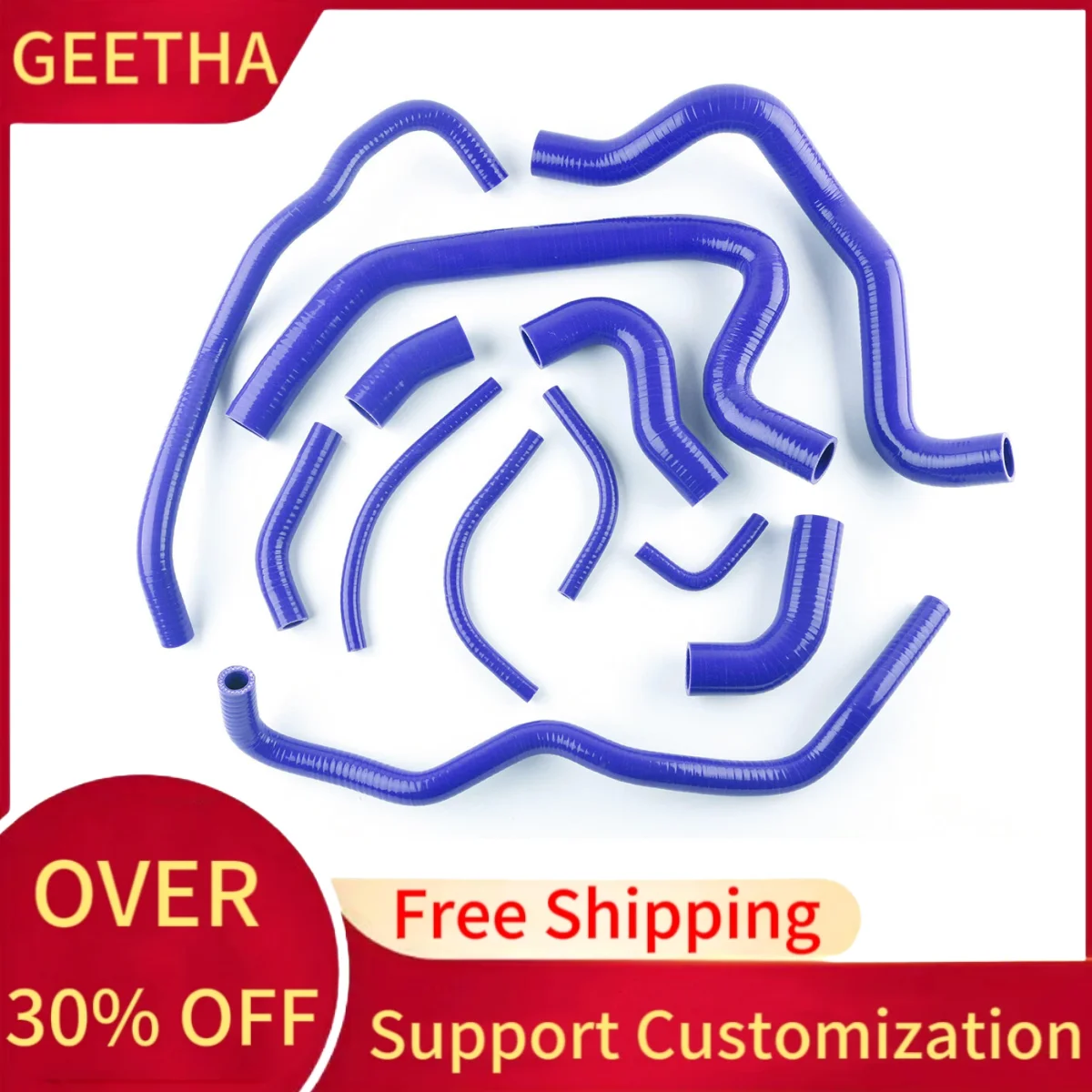 For Toyota MR2 MK1 AW11 4A-GE 84-89 MT Silicone Radiator Hose Kit 1984 1985 1986 1987 1988 1989