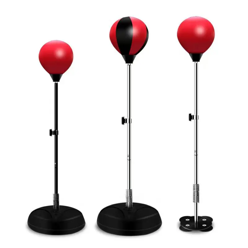 Vertical 360-Degree Rotating Boxing Ball Stress-Relief Rebound Speed Training Bag
