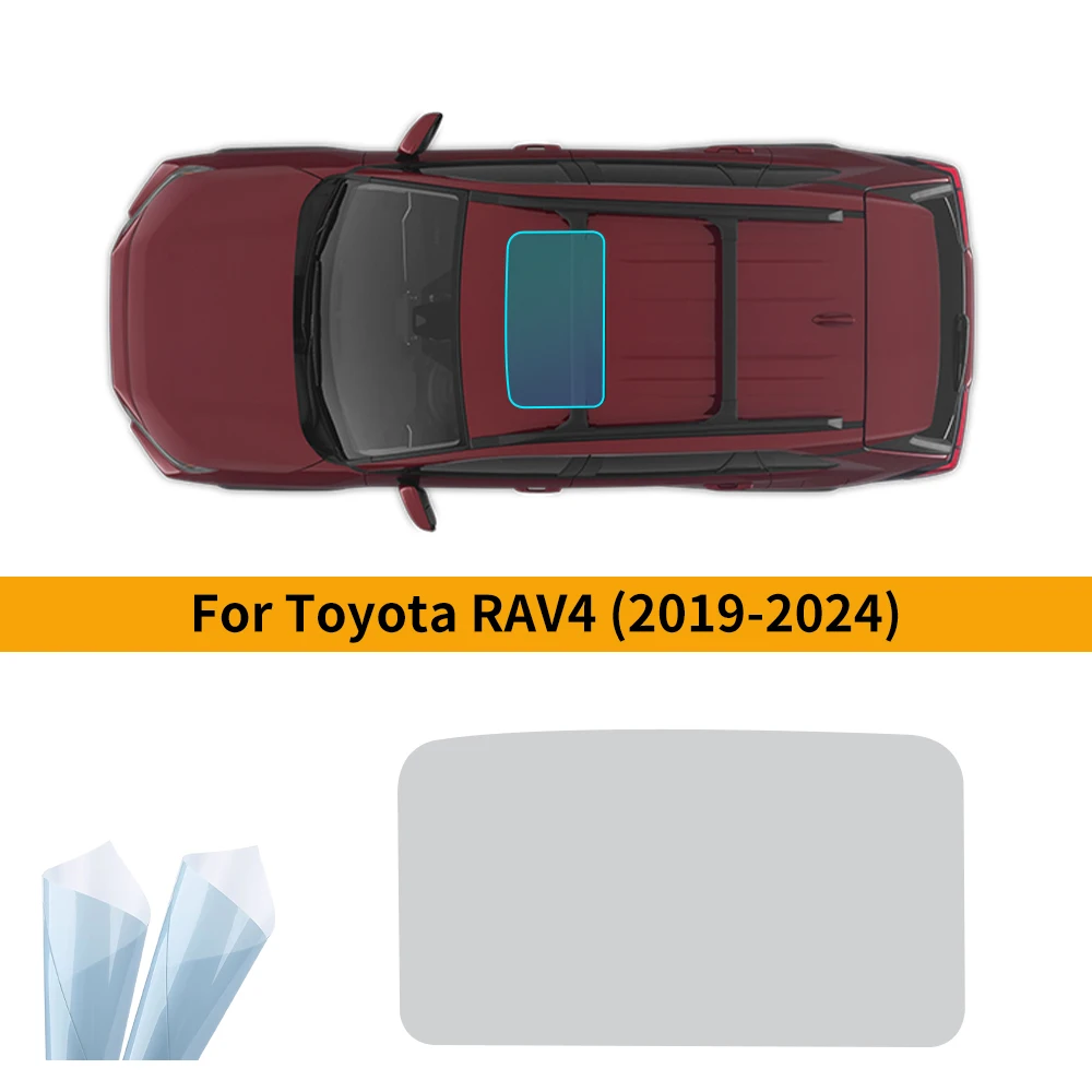 

Для Toyota RAV4 2019-2024 защитная пленка для люка, теплоизоляционный тент, принадлежности, ледяная броня из ТПУ, предварительно вырезанные автомобильные аксессуары PPF