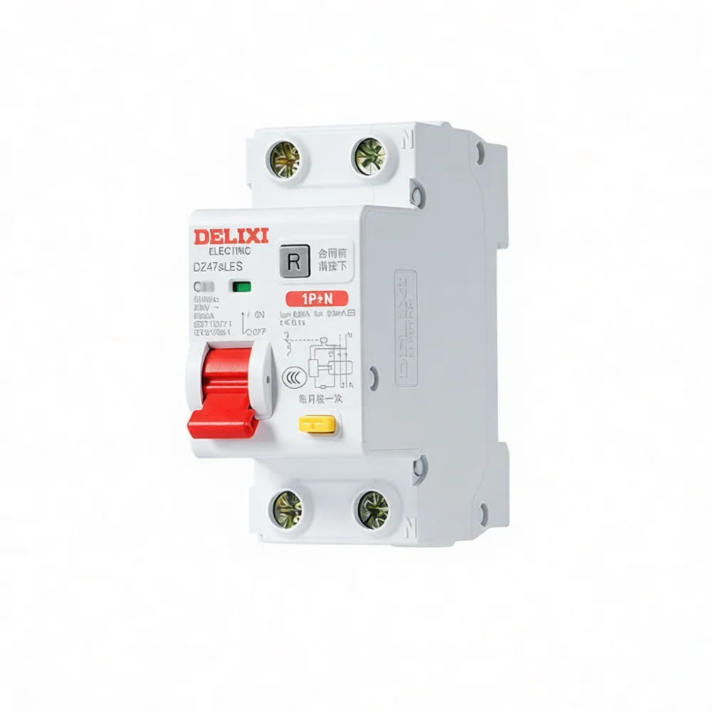 For Delixi DZ47SLES Miniature Circuit Breaker Leakage Protection Switch Industrial Grade Safety Device For Power Circuit Wiring