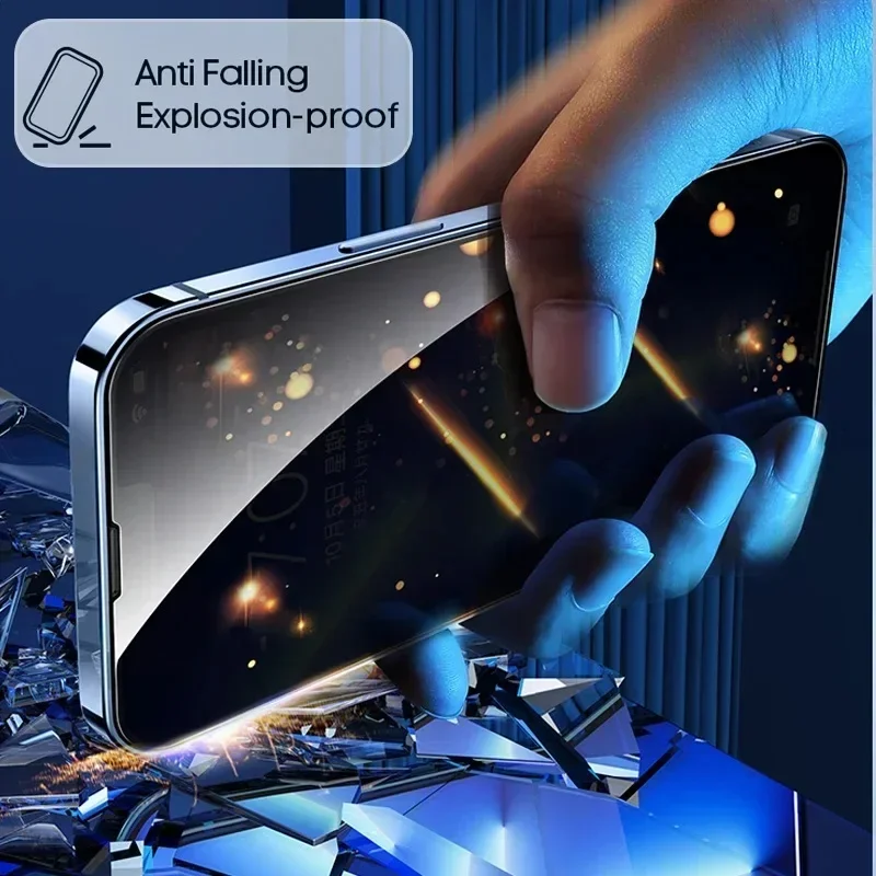 لهاتف سامسونج جالاكسي S22 S23 Ultra S24 S21 Plus زجاج مقسى مضاد للزقزقة مع واقي شاشة الخصوصية المثبت التلقائي