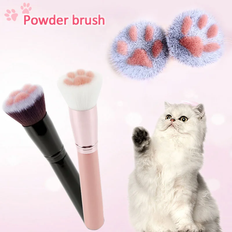 Süße Katze Pfote Make-up Pinsel erröten Pinsel Text marker Pinsel lose Puder Pinsel Puder Pinsel Make-up-Tool Schönheit liefert Maquiagem