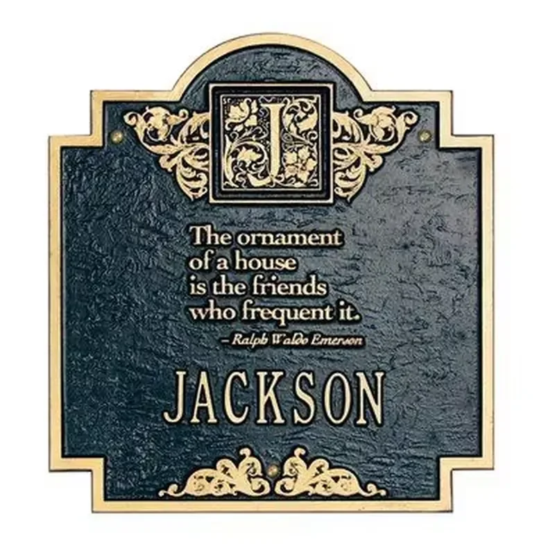 Cast Bronze Memorials and Cast Bronze Memorial Plaques Raised Lettering on Bronze Plaque